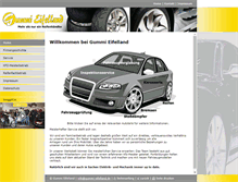 Tablet Screenshot of gummi-eifelland.de